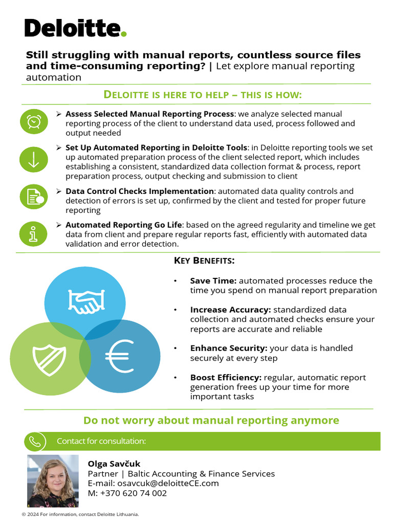 Automation of Manual Reports | PDF