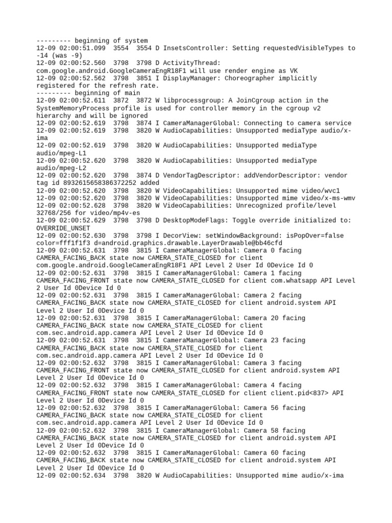 Log Cat 1765220452587 | PDF | Software | Computer Programming