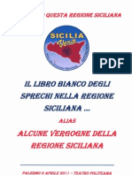 Il Libro Bianco degli Sprechi nella Regione Sicilia