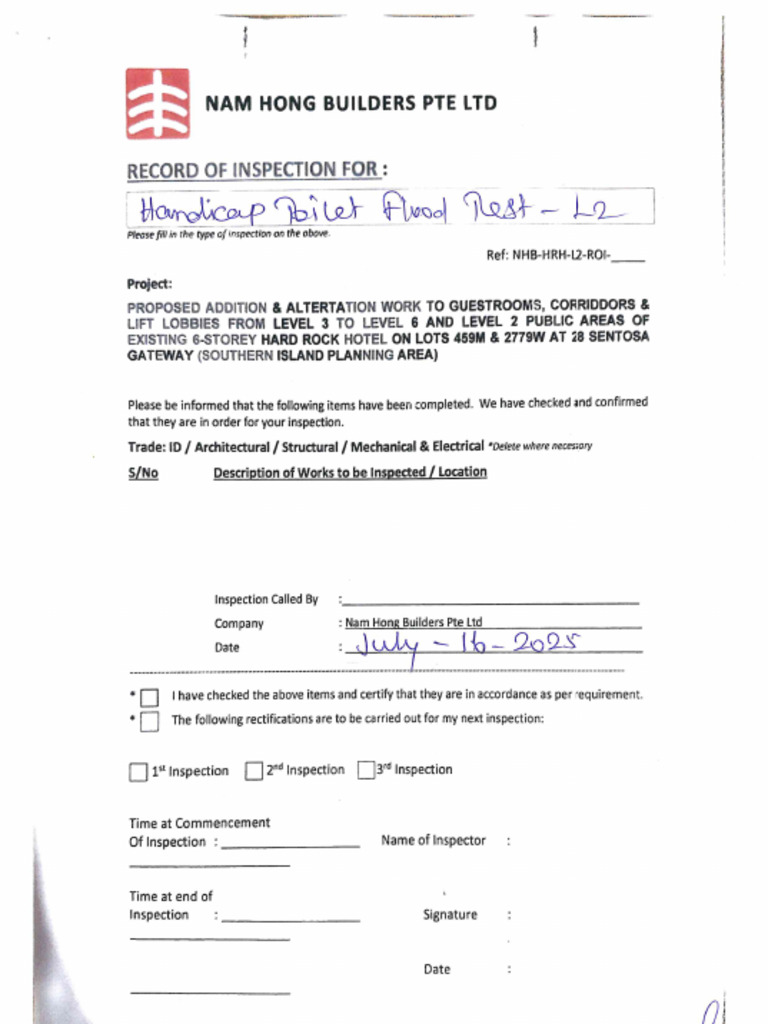 04A Handicap Toilet Flood Test | PDF