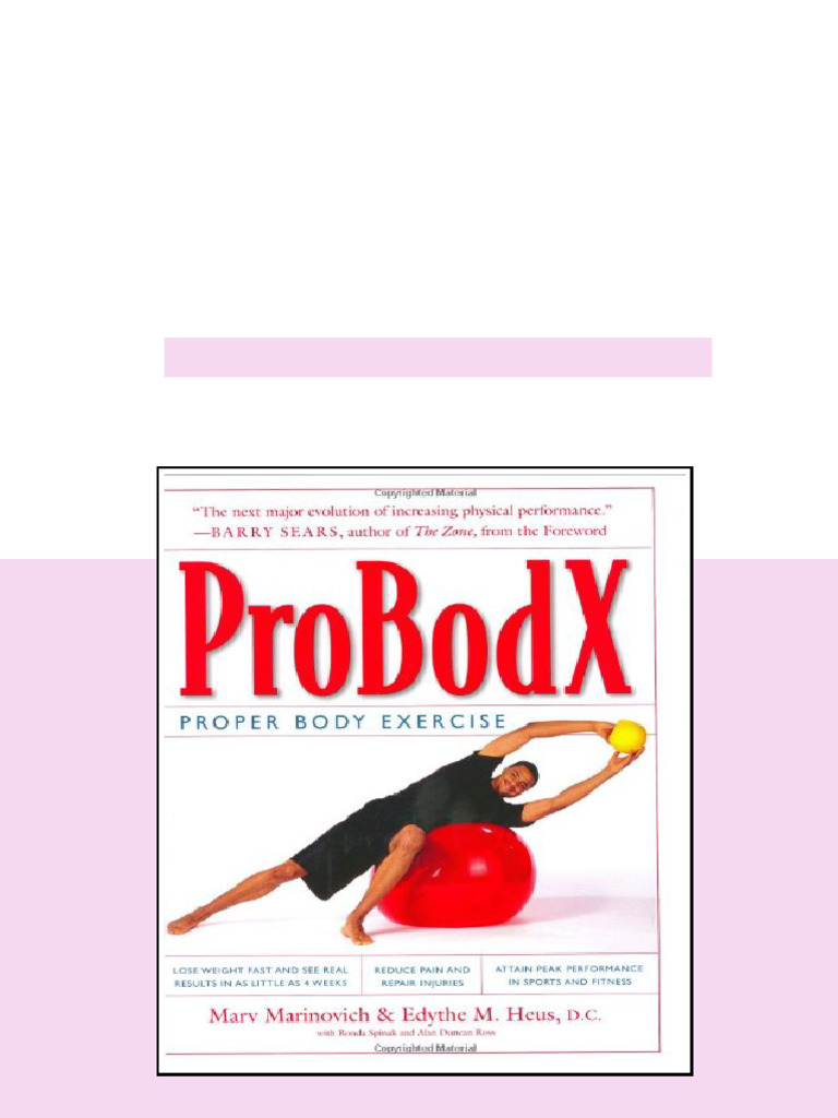 ProBodX Proper Body Exercise The Path To True Fitness 1st Edition Marv ...