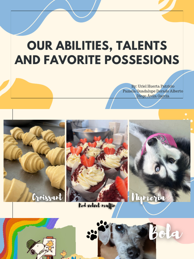 Talents and Favorite Possessions | PDF