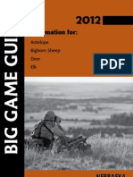 2012 Nebraska Big Game Brochure