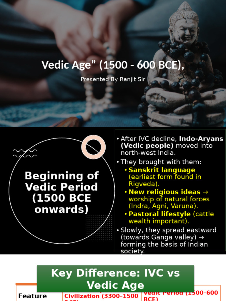 Overview of Vedic Age (1500-600 BCE) | PDF | Vedas | Hindu Literature