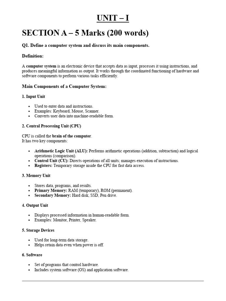 Computer System Components and Evolution | PDF | Computer Data Storage ...