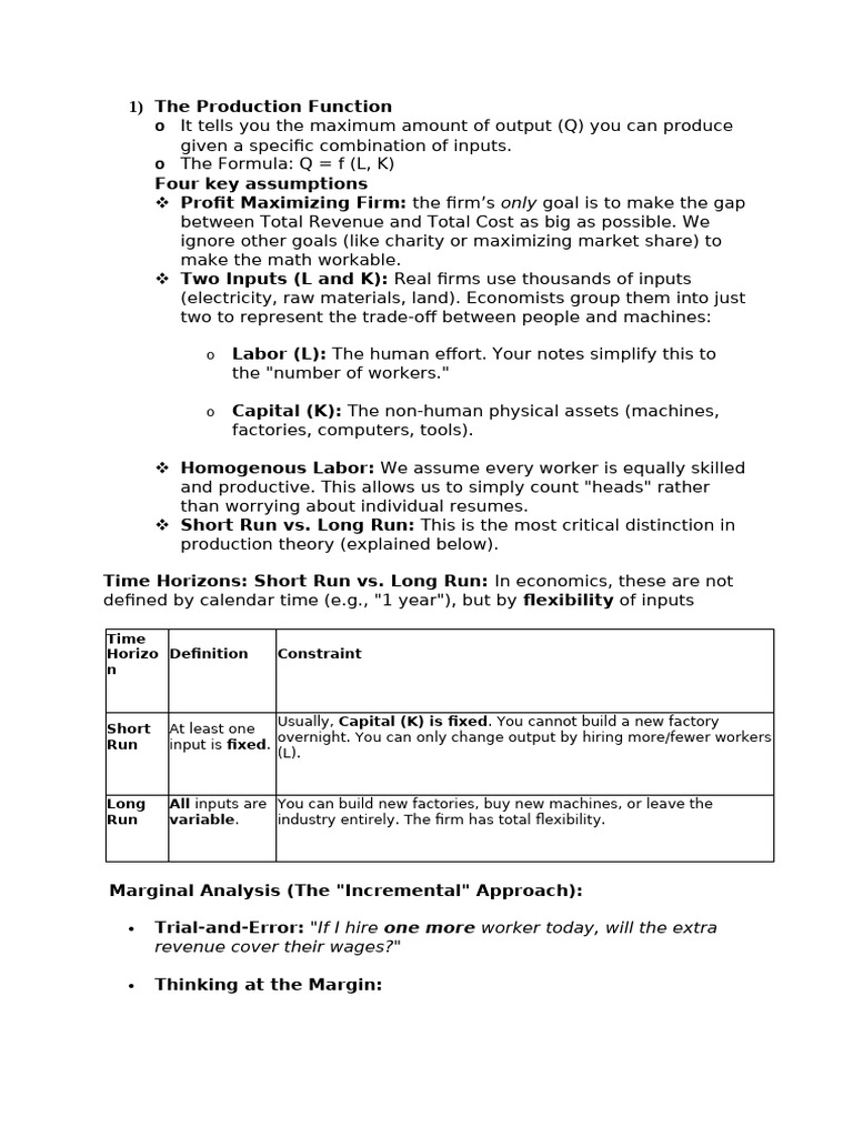 Understanding Production Functions and Labor Demand | PDF | Labour ...