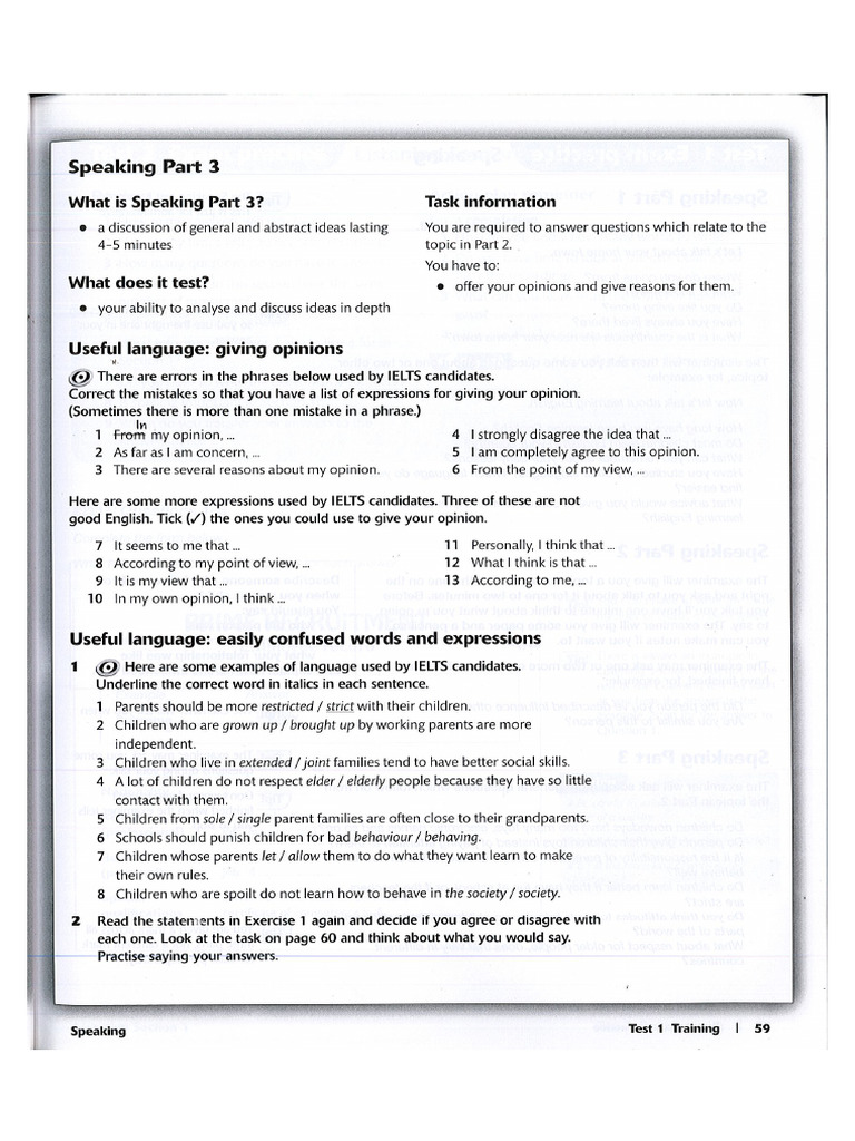 Speaking Part 3 Advice | PDF