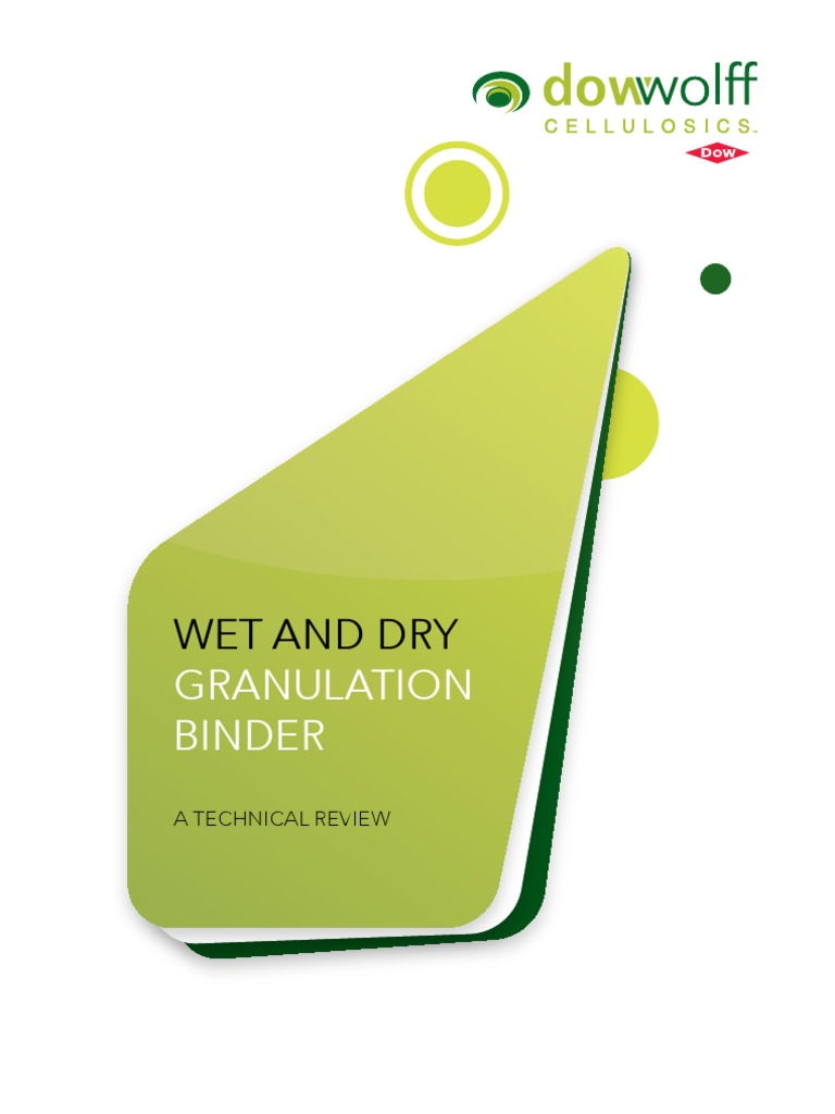 Technical Granulation Binder PDF Tablet (Pharmacy) Industries