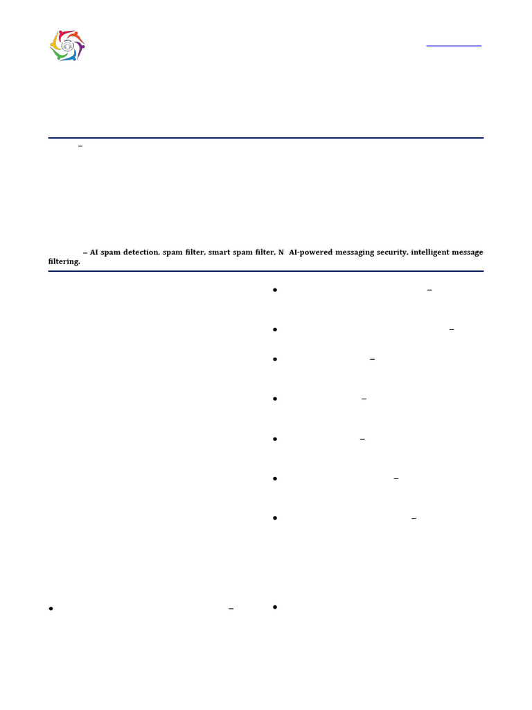 AI-Powered Spam Detection Tool Overview | PDF | Machine Learning ...