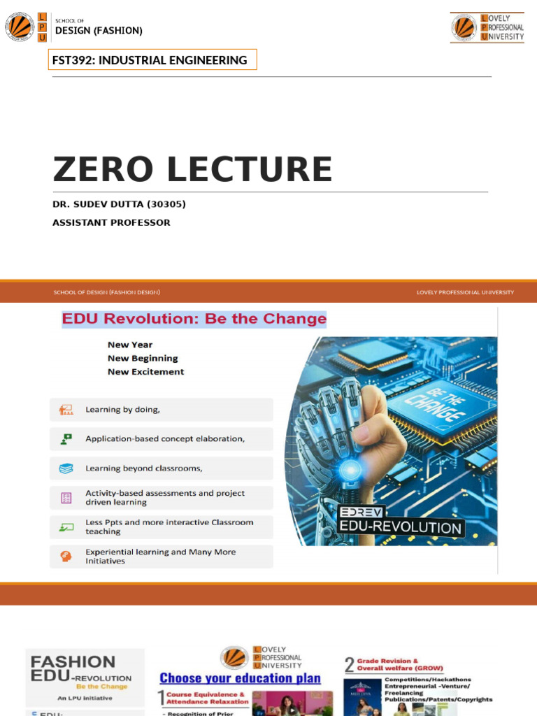 Lecture1!1!30305 Lecture1-1 30305 Zero Lecture FST392 | PDF ...