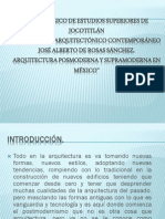 Arquitectura Posmoderna y Supramoderna en México"