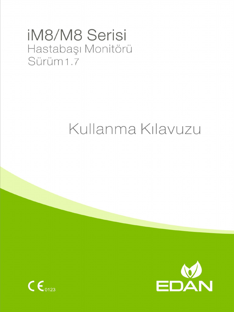 Edan İm8 Hastabaşi Möni̇tör Kullanma Kilavuzu | PDF