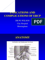 Indications and Complications of Ercp