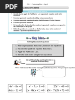 Null Factor Law in Quadratic Equations | PDF | Quadratic Equation ...