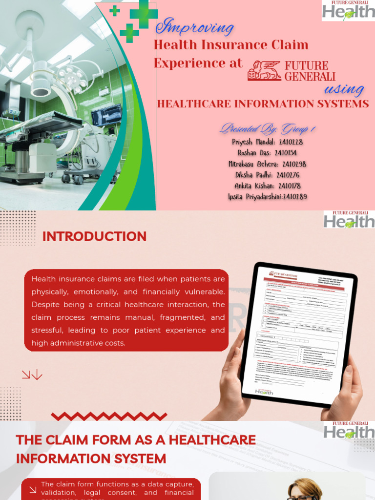 Optimizing Health Insurance Claims Process | PDF | Insurance | Patient