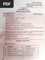 Economics Class 11: PPC Concepts | PDF | Demand | Supply (Economics)