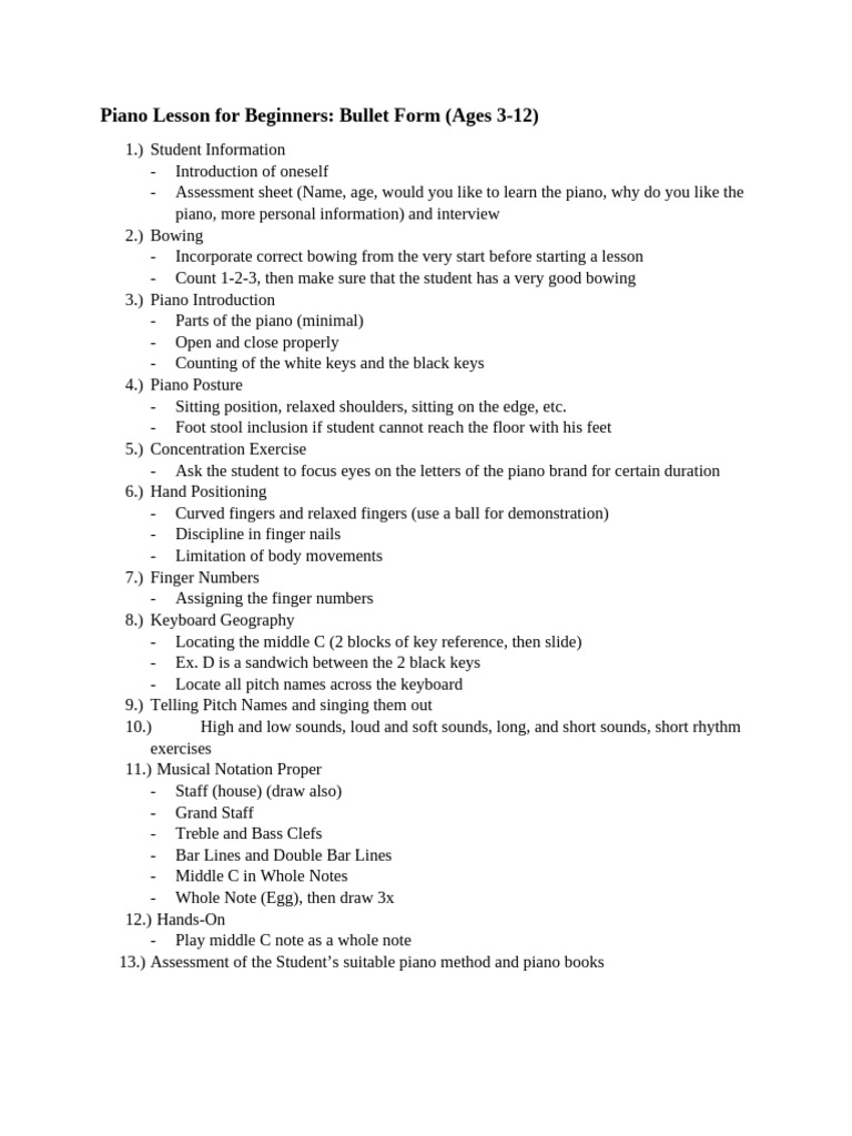 Piano Pedagogy 101 | PDF