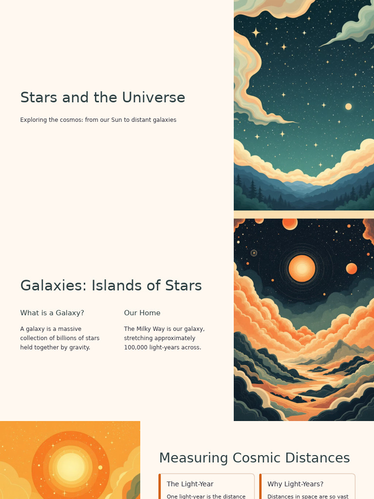 Stars and The Universe | PDF | Stars | Galaxy