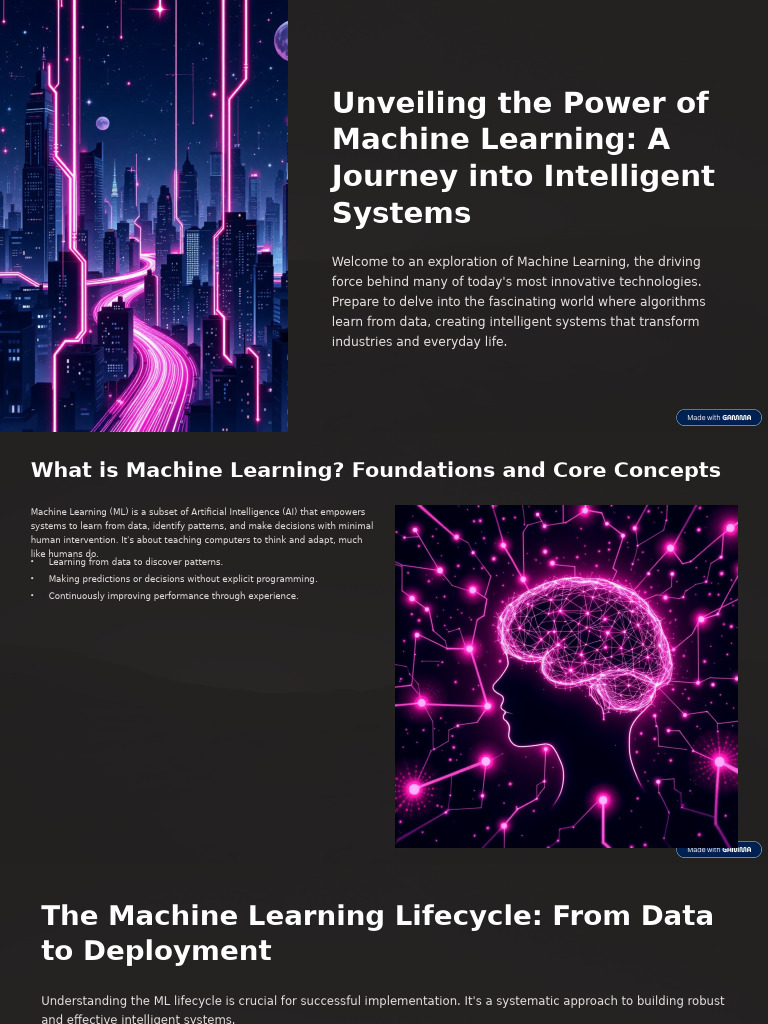 Unveiling The Power of Machine Learning A Journey Into Intelligent ...