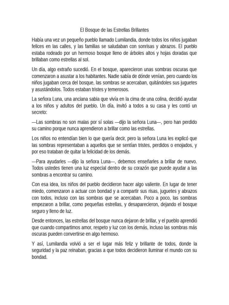Lumilandia: El bosque de las sombras brillantes | PDF