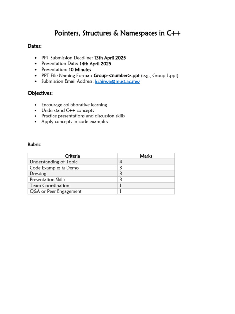Assignment C++ | PDF