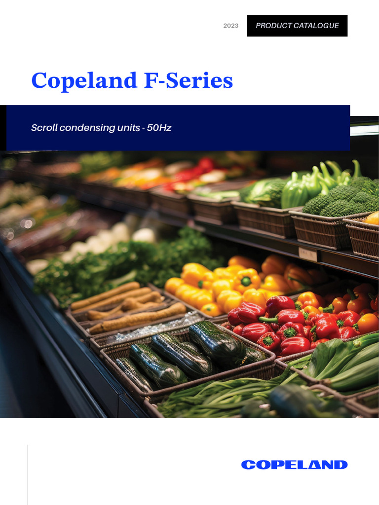 2023 Copeland F-Series Scroll Units | PDF | Bearing (Mechanical ...