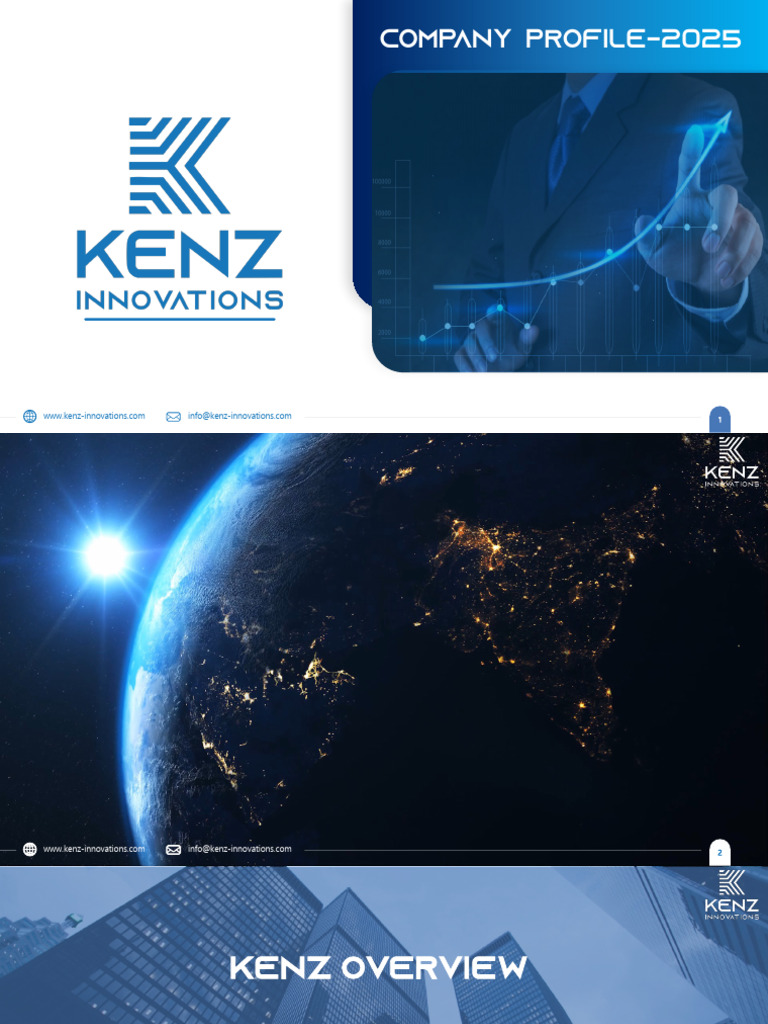 Kenz Innovations Company Profile 2025 | PDF | Cloud Computing | Mobile App