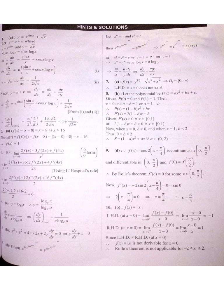 S.18. Derivatives | PDF