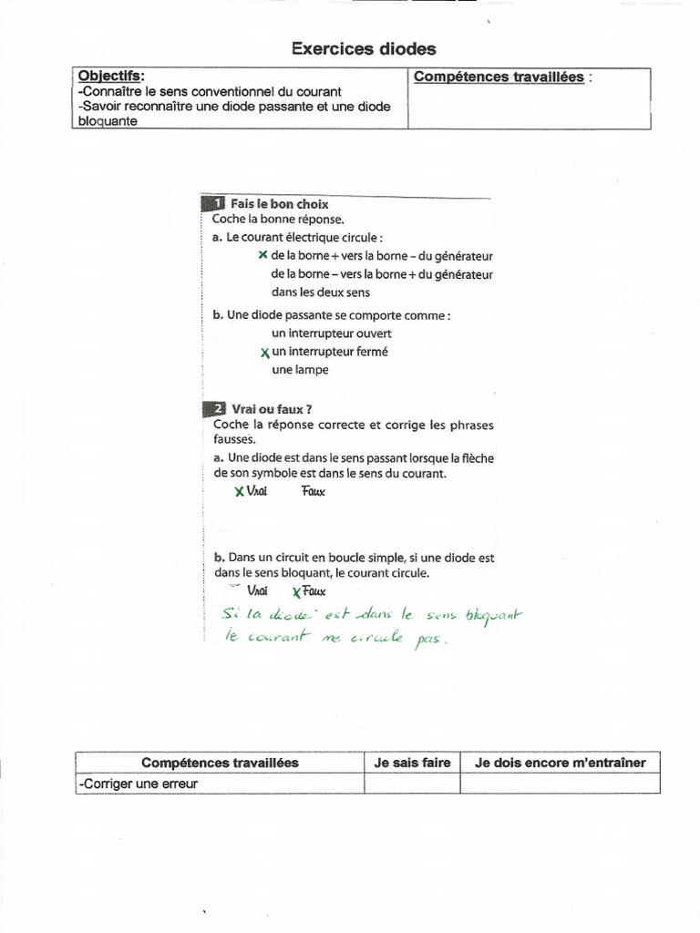 10 Exercices Diodes Prof-1 | PDF