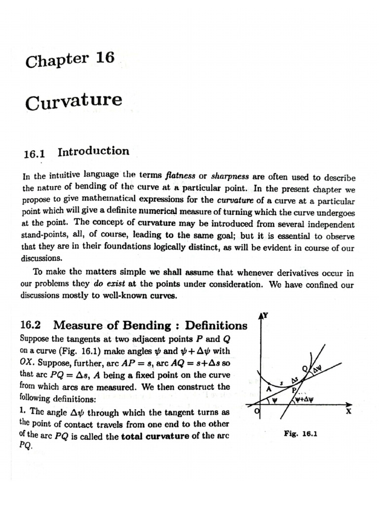 Curvature | PDF