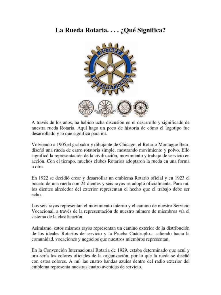 La rueda rotaria...¿que significa_