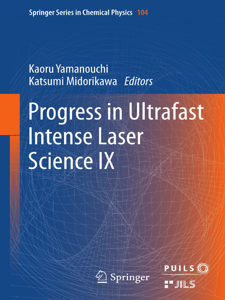 Progress in Ultrafast Laser Science IX | PDF | Ionization | Absorption ...