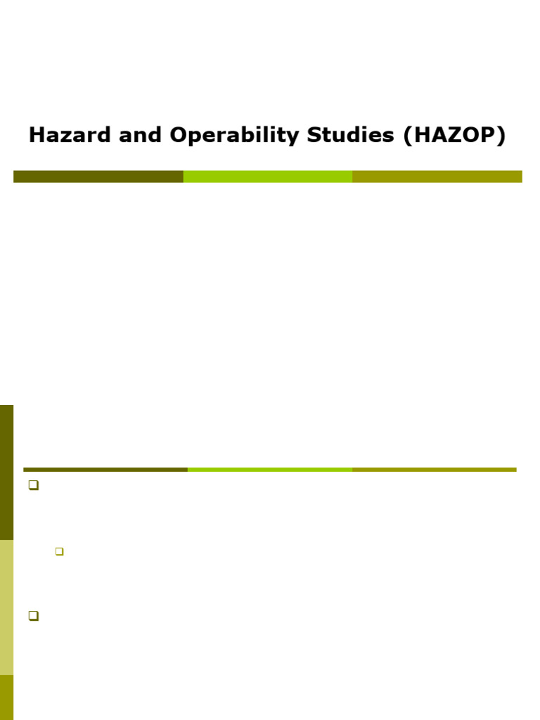 7. HAZOP Analysis | PDF