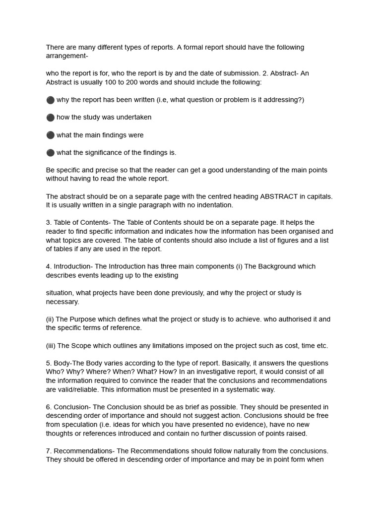 Report Writing 2 | PDF