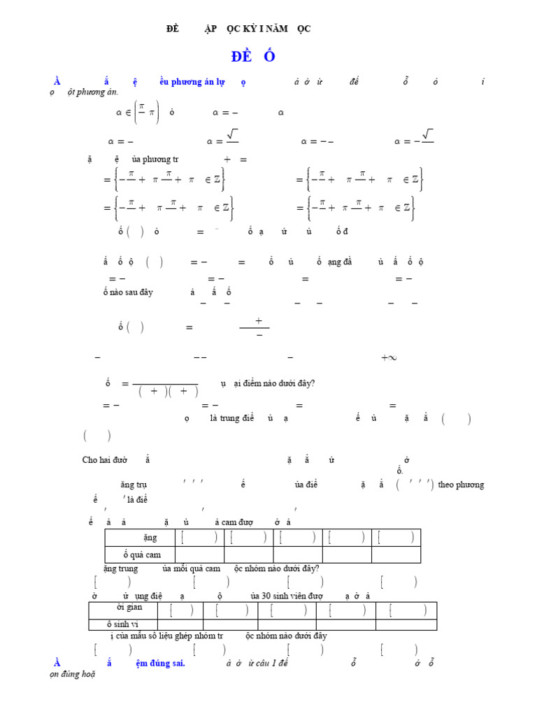 Microsoft Word - de - On Tap Hoc Ky de So 01 | PDF