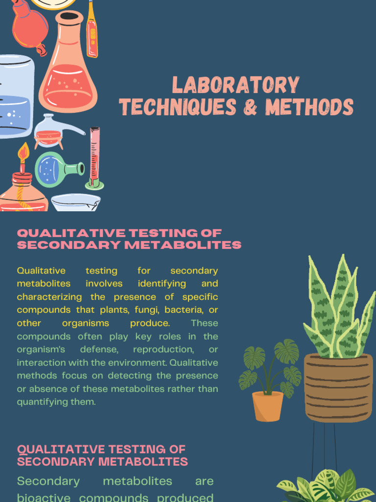 Qualitative Testing of Secondary Metabolites | PDF | Weighing Scale ...