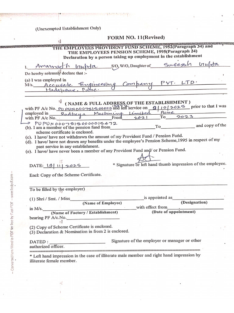 Form 11 | PDF