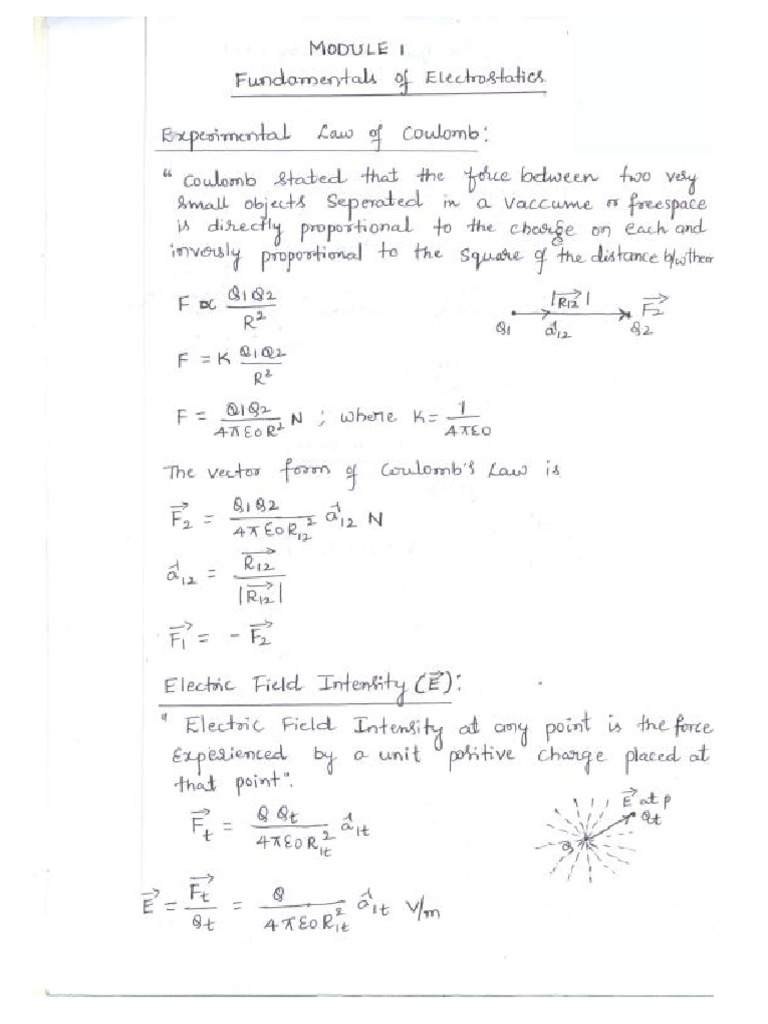 Electromagnetic Notes Complete | PDF