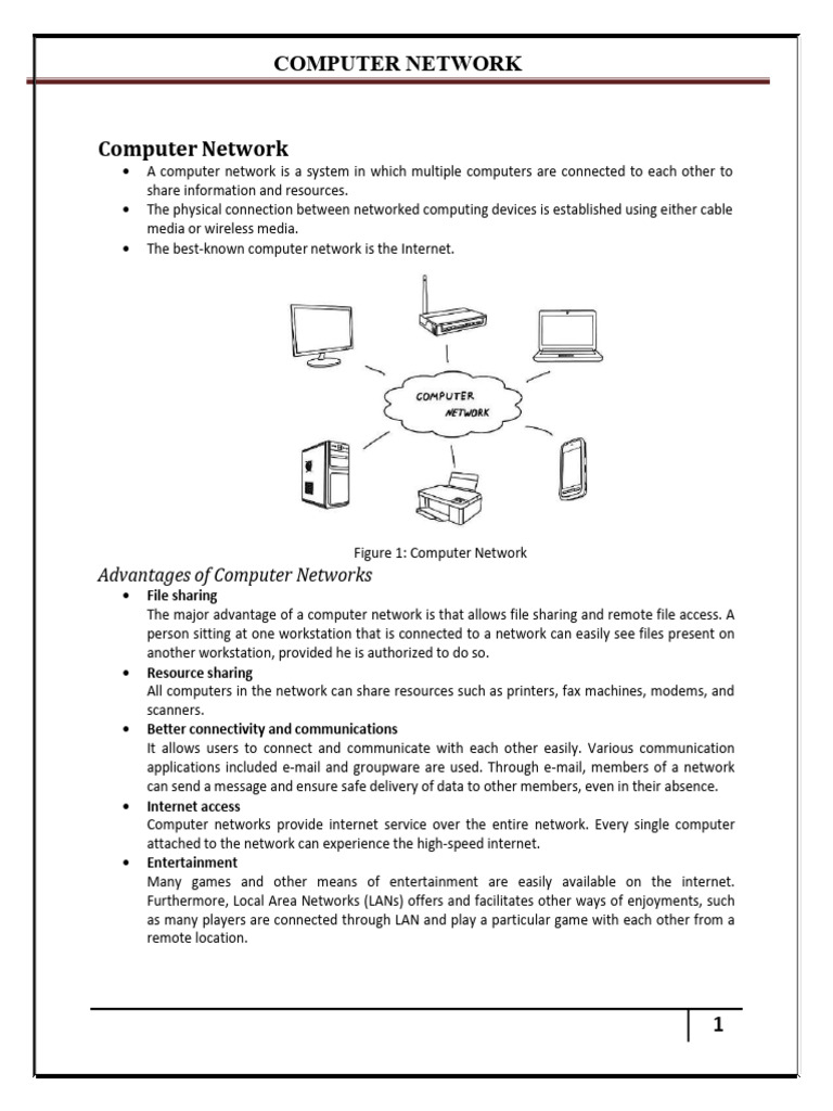 Overview of Computer Networks and Types | PDF | Computer Network ...