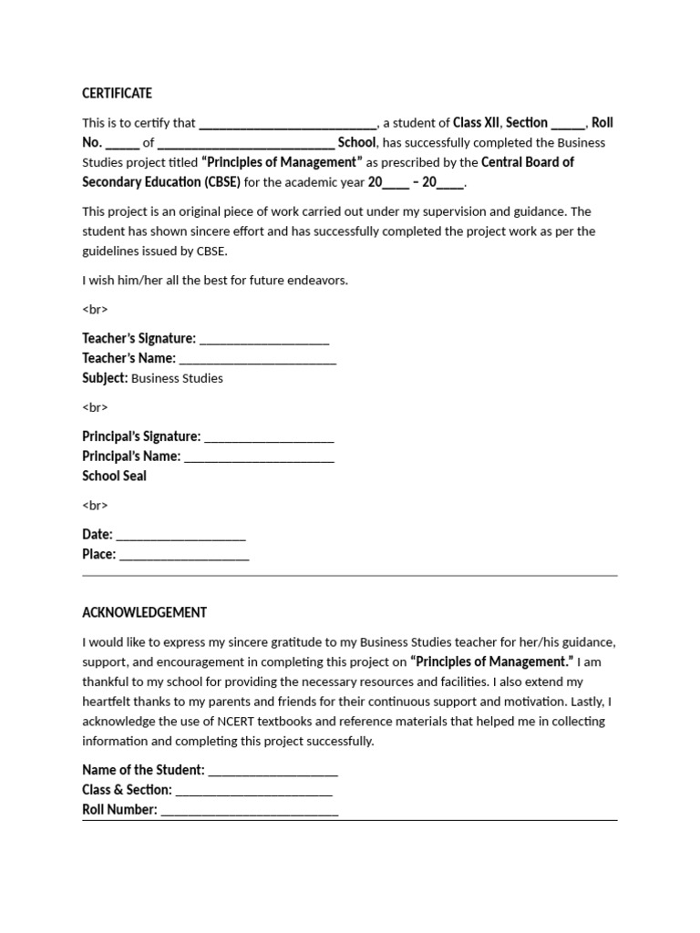 Class Xii Business Project | PDF | Business Economics | Economies