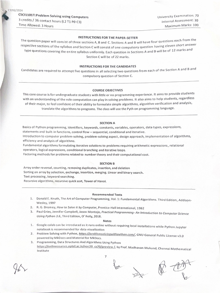 Syllabus Oe | PDF