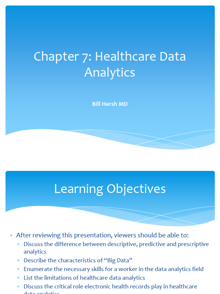 Healthcare Data Analytics Overview | PDF | Big Data | Analytics