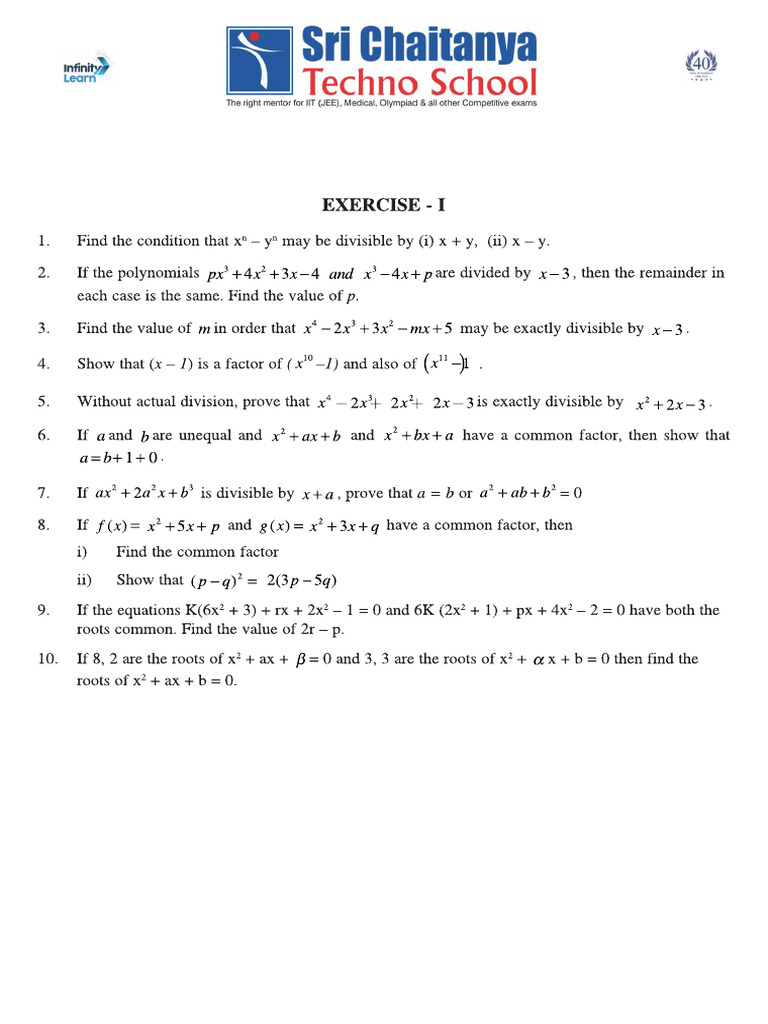 Polynomial 1 | PDF