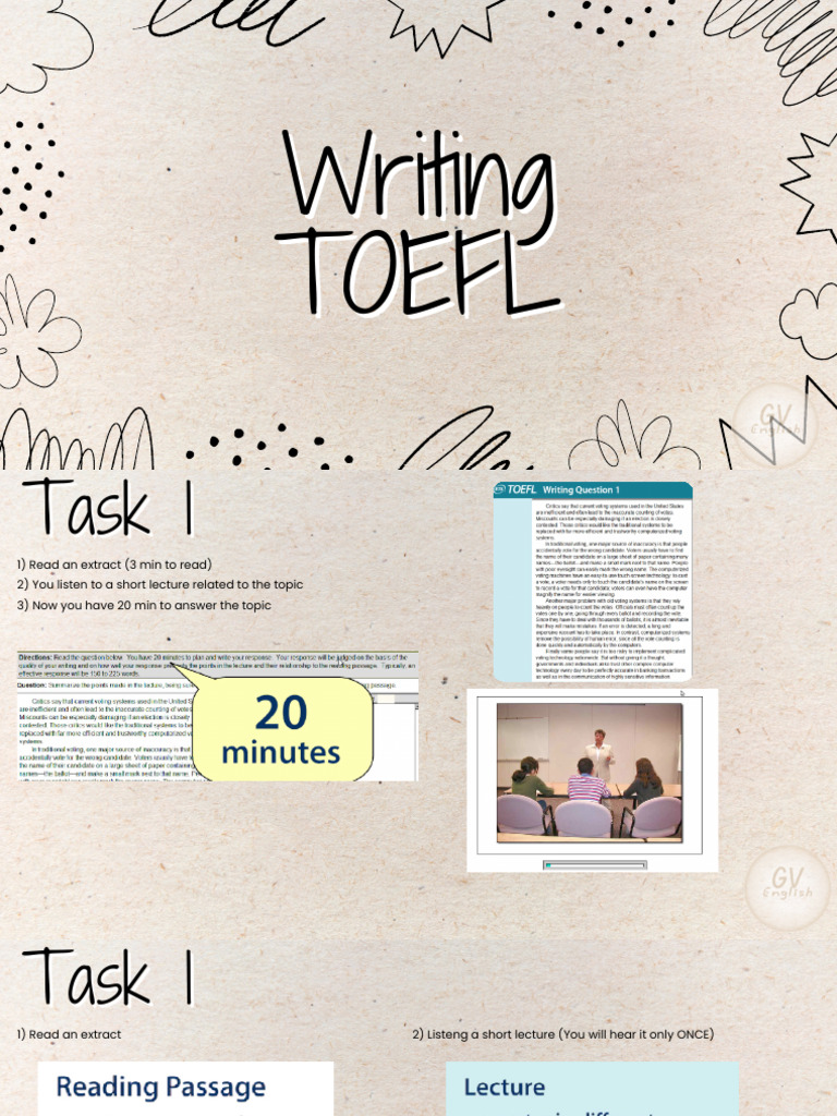 Writing TOEFL | PDF