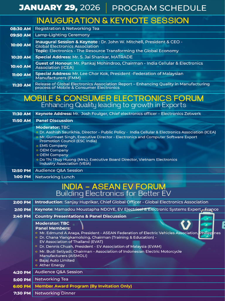 IEMI Program Schedule 2026 | PDF