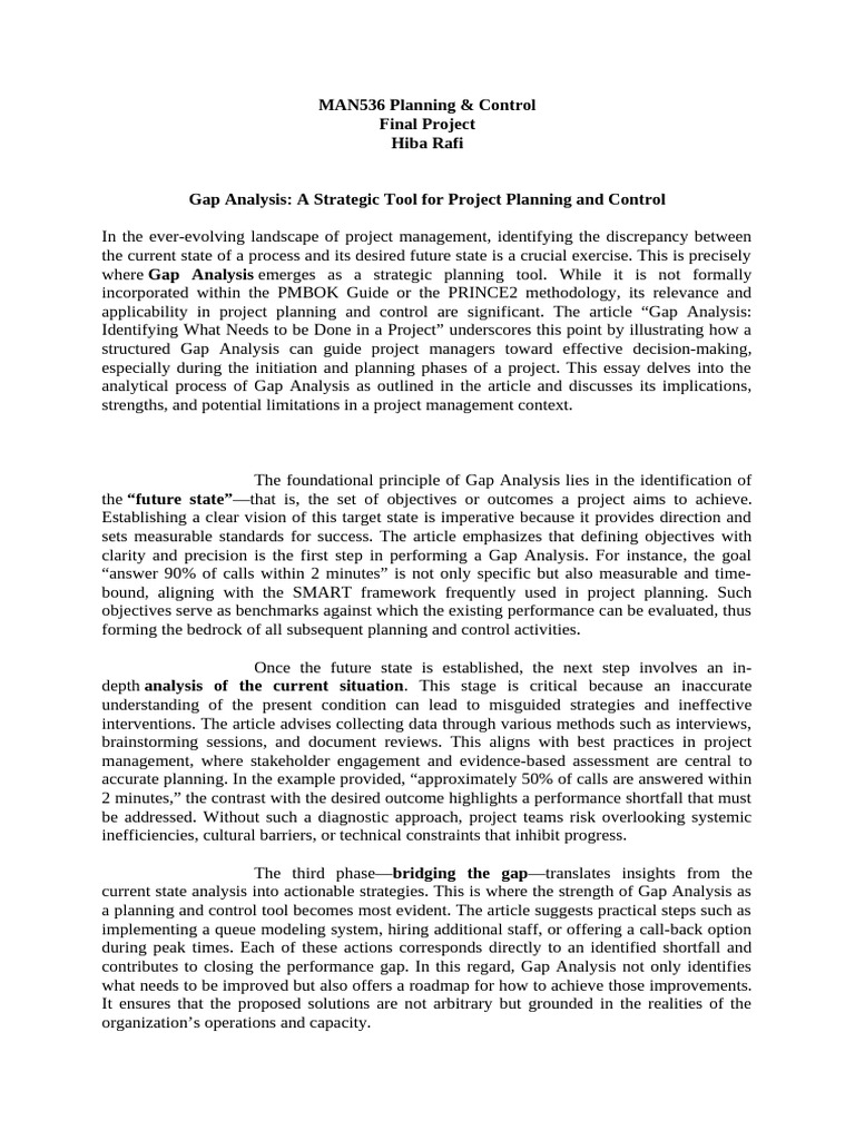 MAN536 Final Project - Hiba Rafi | PDF | Qualitative Research | Project ...