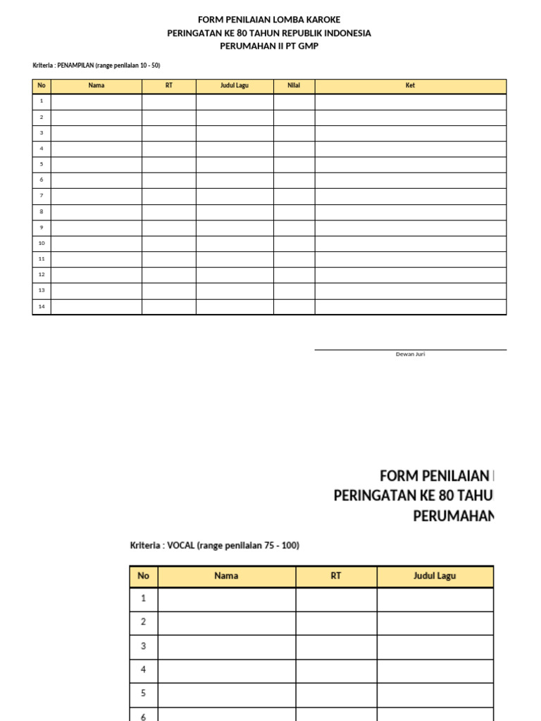 Form Juri | PDF