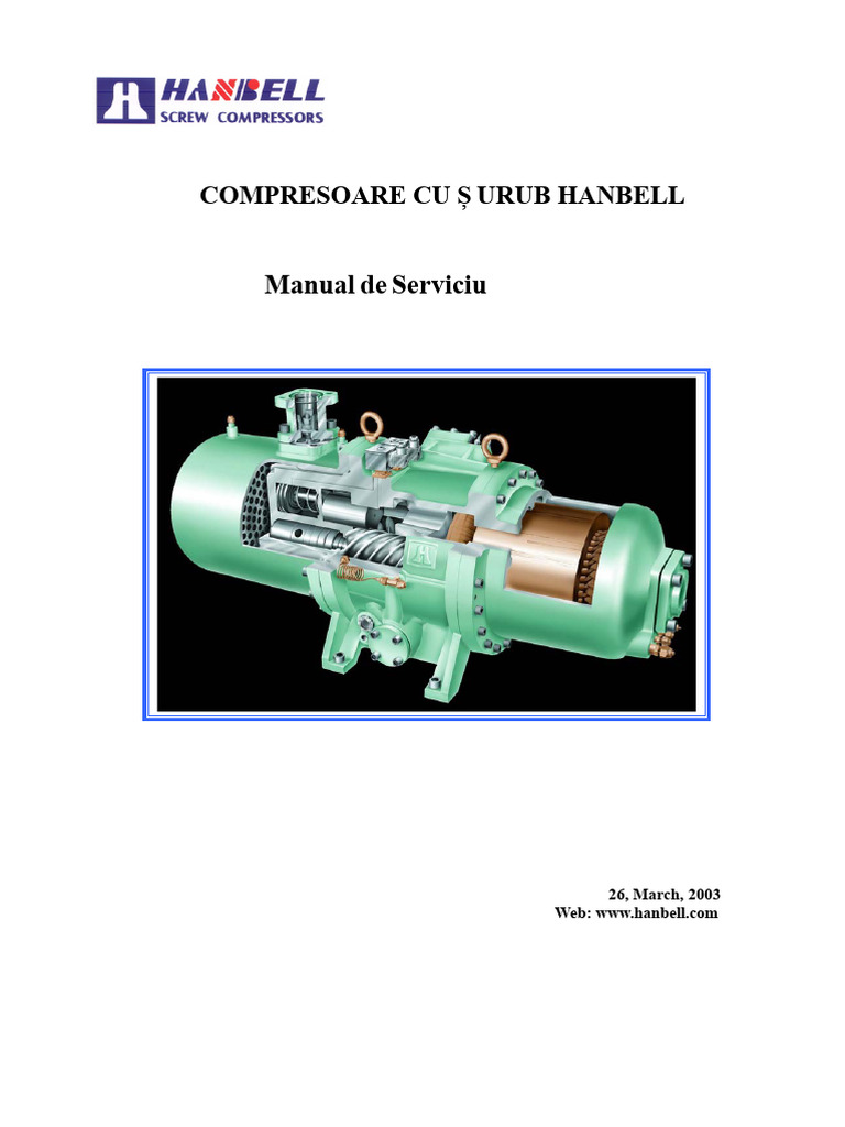 Manual de Serviciu Hanbell | PDF