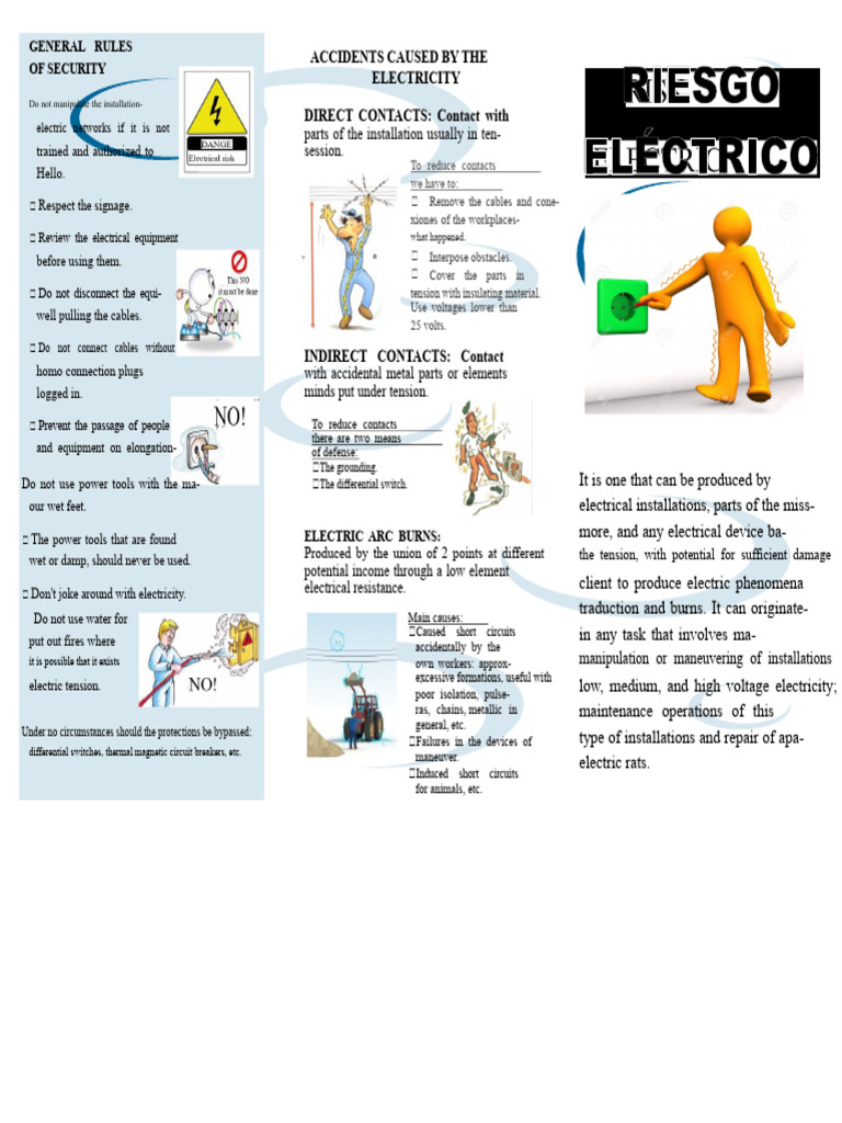 ELECTRIC RISK BROCHURE - Group | PDF | Switch | Electrical Wiring