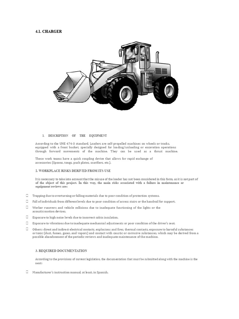 Safe Handling of Front Loader | PDF | Safety